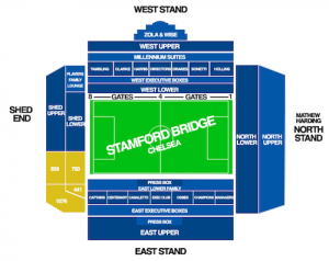 chelsea seating plan shed end